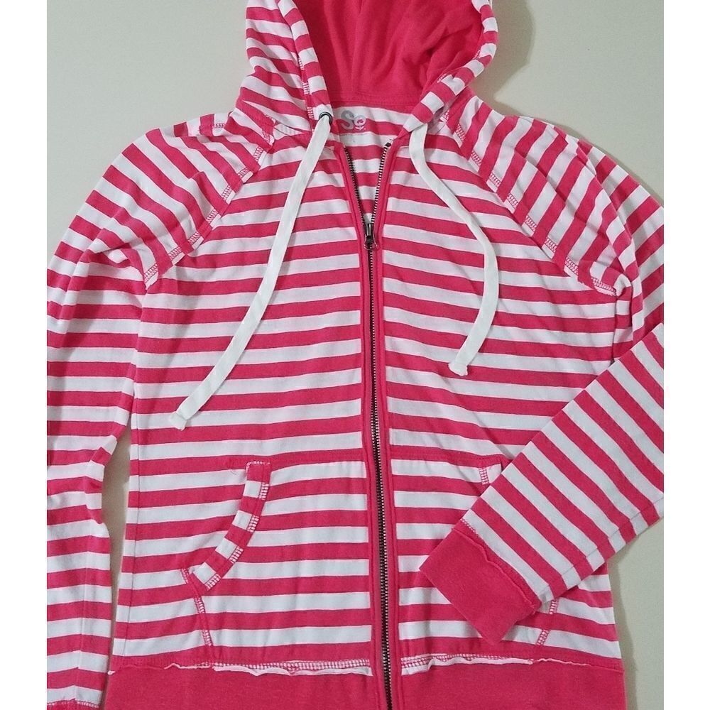 So Hooded Stripe Hoodie Jacket
